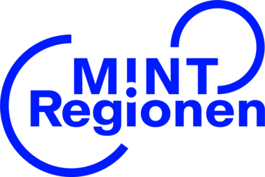 Logo: Online-Fortbildungen für MINT-Regionen-Macher/innen