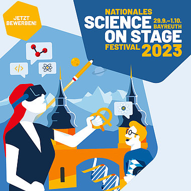 Logo: Nationales Science on Stage Festival 2023